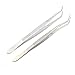 AAPROTOOLS Dental (1pc) Cotton TWEEZER College, FOIL/ (1pc) MERIAM Serrated Dressing Pliers Diagnostic Instruments A+ Quality