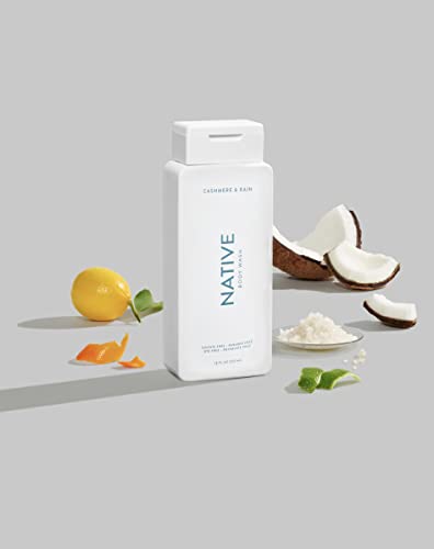 Native Body Wash Twin Pack For Women And Men | Vegan, Sulfate Free, Paraben Free, Dye Free, With Naturally Derived Clean Ingredients, 18 Fl Oz (532 Ml) Each (Citrus & Herbal Musk/ Cashmere & Rain) 2 #TOP4