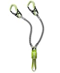 Edelrid Cable Kit Vi Lanyards&energy Absorbers One...: Correa corta para colgar directamente en el elemento amortiguador Construcción de banda elástica para un manejo preciso del mosquetón Los mosquetones One Touch II optimizados evitan que los dedos se atasquen entre la cuerda de alambre y el pargo Amor...
