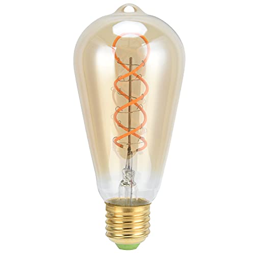 Hyuduo HYUDUOK28HM0CEGF Led Bulb Vintage Led Bulbs 4W 110V Led Filament Light Bulb Dimmable Flexible Spiral Led E27 Lamp Holder Filament Warm Light thumb #5