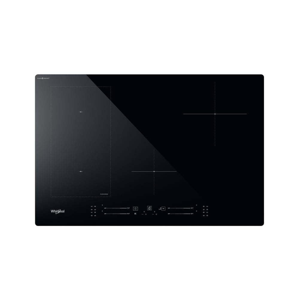 Piano cottura induzione 4 Fuochi Larghezza 77 cm vetroceramica tecnologia FlexiCook colore Ner