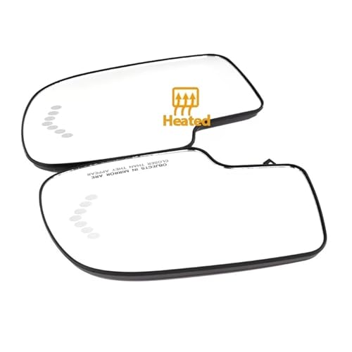 Compatible Cadillac Escalade 2002-2006 paire de miroirs chauffants convexes - 2