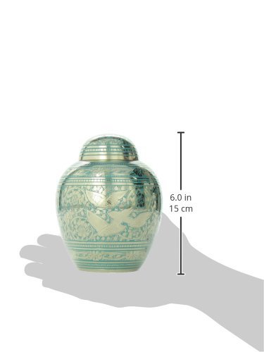 Near & Dear Pet Memorials Going Home Pet Cremation Urn, 45 Cubic Inch, Blue