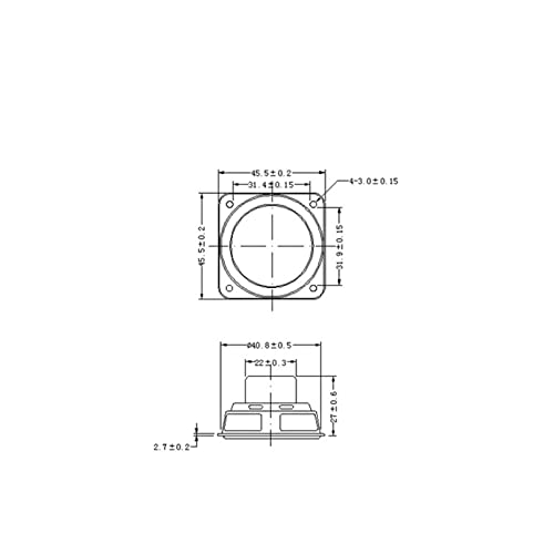Altavoces de estantería DIY con repuestos de 6 ohmios de 45 mm 4