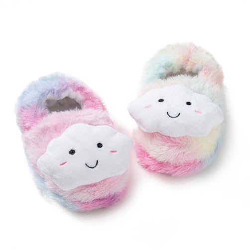 Baby Girl's Premium Soft Plush Slippers Cartoon Warm Winter House Shoes
