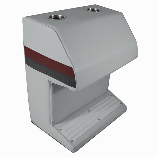 Horizon Manufacturing Premium Series Pontoon Captain, Steering Stand 3005-ABEC Grey/Red/Charcoal