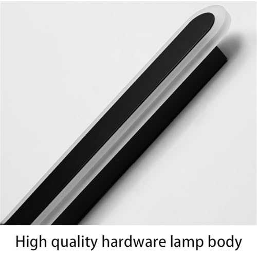 Aplique de pared LED de 80cm regulable en color negro para interior 4