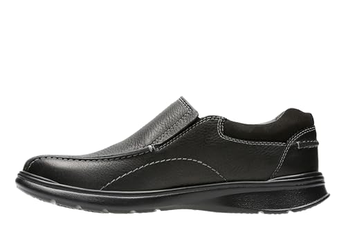 Clarks Clarks Men's Cotrell Step Slip-on Loafer,Black Oily,9.5 M US