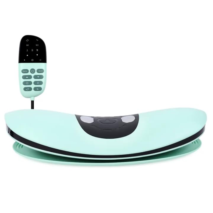 Vibration Plate Exercise Machine with Remote Control Mint Green Whole Body Workout Platform