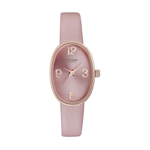Sonata Poze Quartz Analog Pink Dial Leather Strap Watch for Women-SP80052WL01W (B0CXDQLXVT) Amazon Price History, Amazon Price Tracker