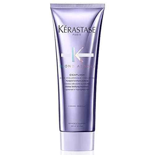 Kerastase Blond Absolu Cicaflash Hydrating Conditioner - Hair Repair For Bleached & Damaged Hair Strengthens & Nourishes With Hyaluronic Acid Protects Against Breakage