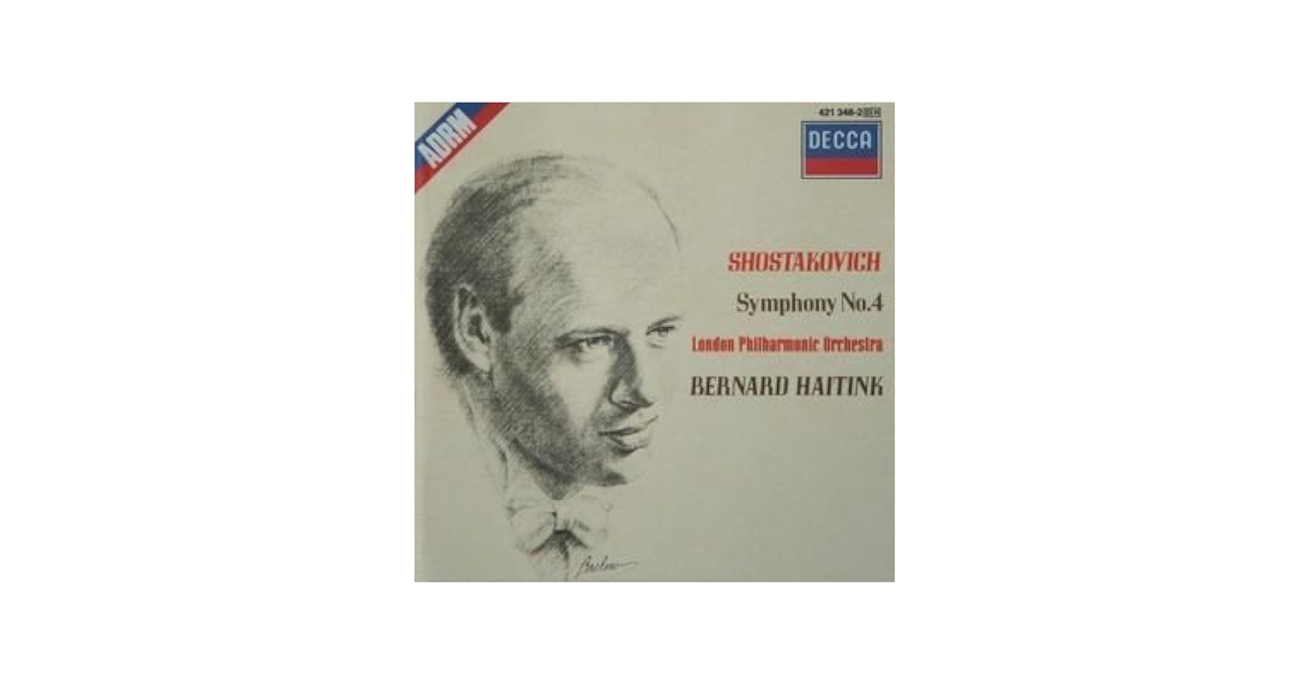英LP Bernard Haitink, London Philharmonic Orchestra Shostakovich: Symphony No. 4 SXL6927 DECCA /00260 Dmitri Shostakovich, Bernard Haitink, London Philharmonic