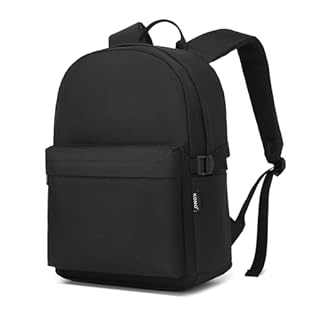 This black backpack features 1 large main compartment with double zippers to keep your valuable items secure. The laptop sleeve can hold laptops up to 15.4 inches, while the front zippered pocket helps organise your essentials. 2 side pockets are sui...