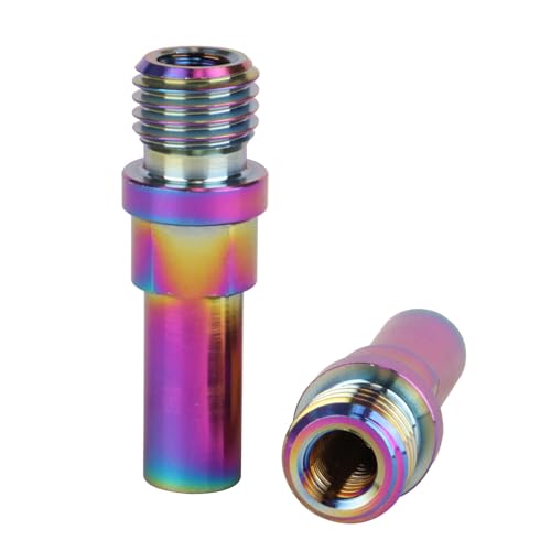 Image of Titanium Ti V-Brake Bosses Bolts, M10x1.25mm Screws, for Bicycle (Rainbow, 2pcs M10x1.25mm)
