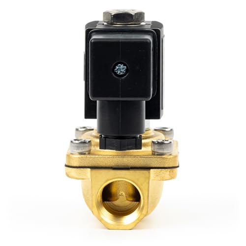 U.S. Solid 1/2 Inch Brass Solenoid Valve - 110V Ac Normally Closed Electric Solenoid Valve With Viton Seal thumb #4
