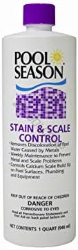 Pool Season Stain and Scale Control 1 Qt. Bottle for Swimming Pools