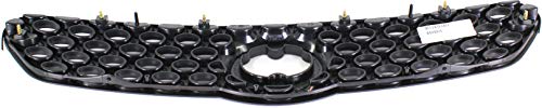 Evan-Fischer Grille Assembly Compatible With 2003-2004 Toyota Matrix Textured Black Shell And Insert #TOP4