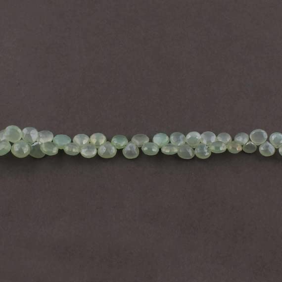 Perles Calcédoine Aqua véritables 6mm-8mm pour remplacer les imitations en plastique