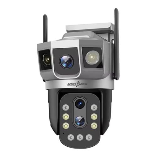 Image of Active Pixel 4MP 10X Zoom Dual Camera 4G IP PTZ Wireless 1440p CCTV Camera Surveillance Outdoor Waterproof Monitor PIR Motion Detect Night Vision