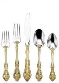 Miniatura 1 de Oneida dorado Michelangelo 40PieceServicio para 8