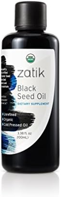 ZATIK Organic Black Cumin Seed Oil, 3.38 FZ