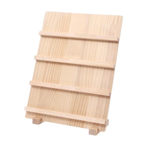 Expositor de pendientes organizador de madera para joyas 6