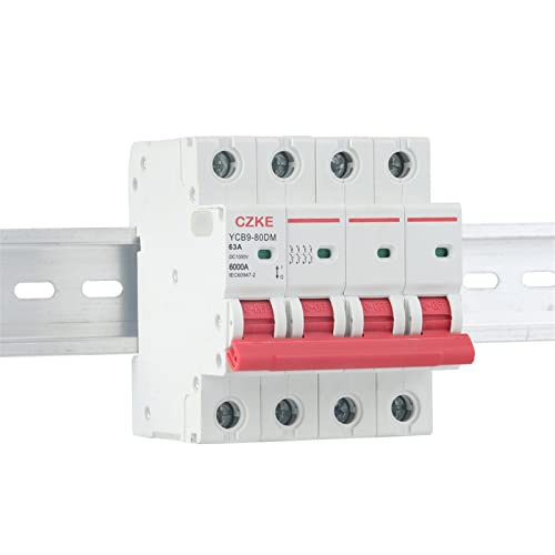 Disjoncteur DC 1000V 4P idéal pour sécuriser le système photovoltaïque de votre villa 16A