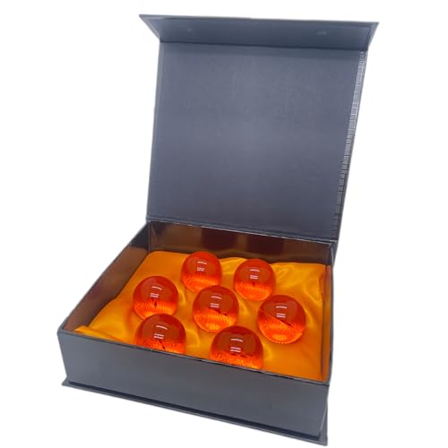 Astrumdex Lot de 7 Boules Dragon Ball Dragon Ball 1 à 7 étoiles avec Coffret Cadeau