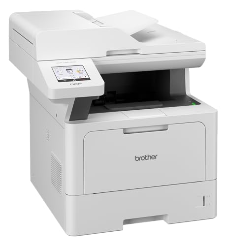Brother DCP-L5510DW Imprimante Multifonction Laser Monochrome 3-en-1 Professionnelle - WiFi, USB, Ethernet - Impression jusqu'à 48 Pages par Minute