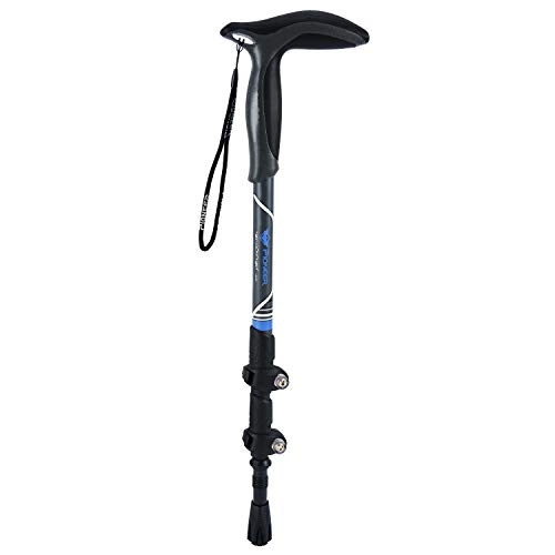 Yaegoo Double Lock Trekking Pole with Soft Handle Carbon Walking Cane...