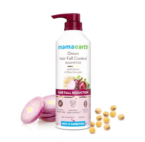 Mamaearth Onion Shampoo for Hair Growth and Hair Fall Control wit...