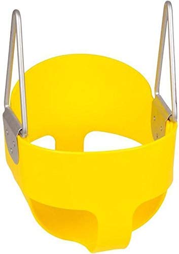 GorillaPlaysets Full Bucket Toddler Swing Color: Yellow