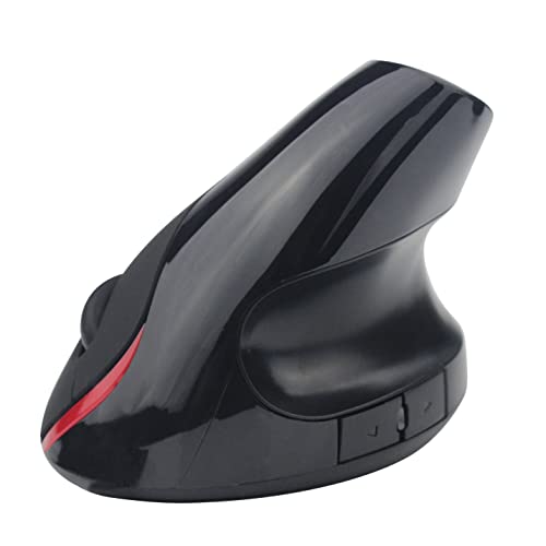 Wireless Vertical Slick Mouse Ergonomic Rechargeable 2.4GHz Optical Mouse : 3 Adjustable DPI 800/1200/1600 Levels 6 Buttons for Laptop PC Computer Desktop Notebook (Modern Rechargable)