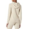 Amazon Essentials Women's Soft Touch Hooded Pullover Sweater, Beige, Large