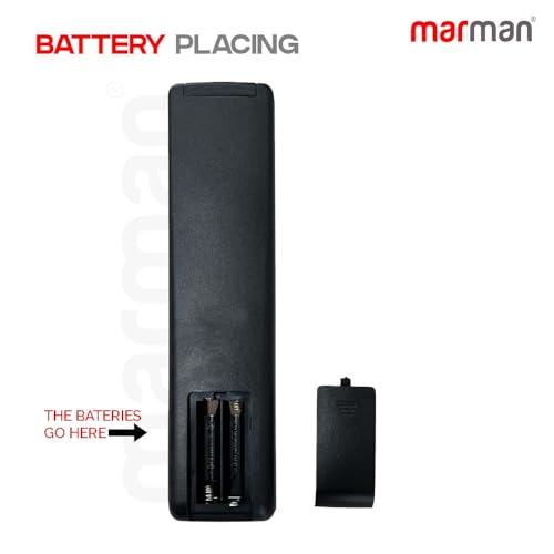 Image of marman Compatible with Impex Tv Remote Control Suitable for LED LCD Television Without Voice Command Plug and Play Control - Match Exactly with Existing Remote Key by Key for Better Performance