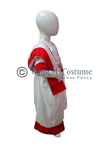 Image of BookMyCostume Bengali Saree Fancy Dress Costume Adult M