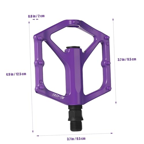 TOYANDONA 1Pair Mountain Bike Pedals Flat Non Slip Platform for Road and Outdoor Riding Durable and Lightweight for Adult and Riding Scenarios2