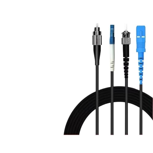 Cable de conexión de fibra óptica blindado de TPU de 1-500 m resistente al agua (40 m, 1 unidad, LC-SC)