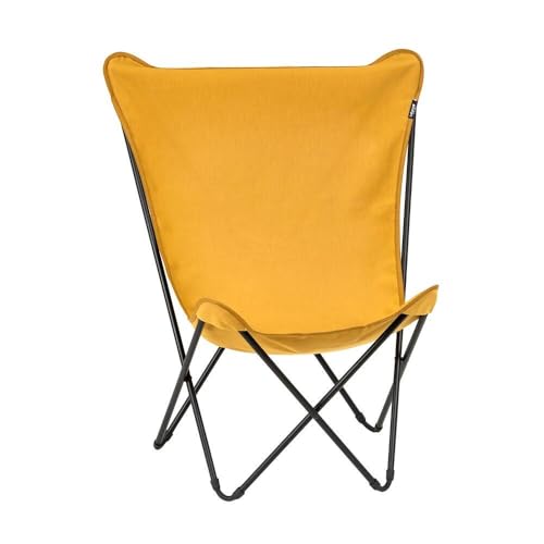 Lafuma MOBILIER - Fauteuil Papillon - Maxi Pop Up - Airlon - Jaune Curry - Fabriqué en France - LFM5358_7234 - Garantie 5 Ans - L.60xl.78xH.99cm
