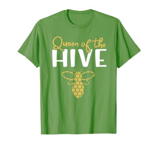 Queen Bee - Queen of the Hive T-Shirt, Men, Grass Green, Small
