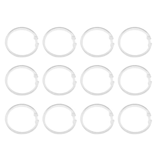 12 個のクリアカーテンリングセットシャワーカーテン O リングフック標準シャワーロッド上を滑らせる発電機キット、家のブレーカーに接続します