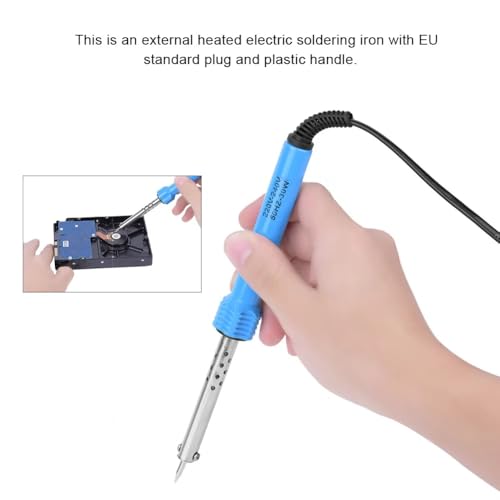 Image of Electric Soldering Iron 60W- 220V | Electric Welding Solder, Fast Heating Repair Tool with Hot Melt Feature | Ideal for Electronics, PCB, DIY Projects & Home Repairs