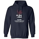 Dorluksy The Last Show with Stephen Colbert 2026 Unisex Hooded Sweatshirt (Navy, Large)