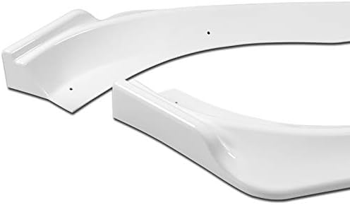 3PCS Front Bumper Lip Kit fit for compatible with 2013-2016 Hyundai Genesis Coupe, KS-Style Splitter Trim Protection Spoiler, Air-Dam-Chin-Diffuser (Painted White)