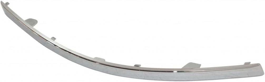 For Chrysler Town and Country 2008 2009 2010 Bumper Cover Molding Passenger Side | Front | Made of Plastic | Chrome | Replacement For CH1047102 | 5113148AA, 615343303840