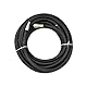 Geko G02974 Gummischlauch, 10 x 15 mm, 20 m, Schwarz