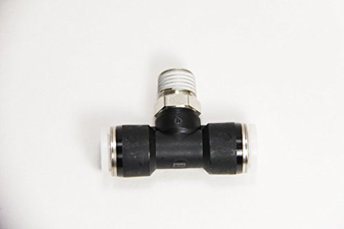 UPC PB3/8-N2UT Pisco Fitting, Straight, 1/4 Tube Diameter, 1/8 Thread Size NPT