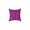 LOLA VEGAS ART Bold Zebra Print Pillow, Pink Anima... #1