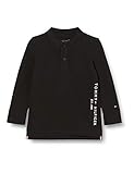 Nicht zutreffend Tommy Hilfiger Jungen Essential Established Polo L/s Hemd, Black, 10