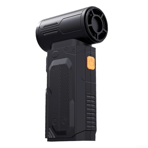 ZAMETTER Motor sin escobillas de alta velocidad Ventilador turbo violento Portátil Multifuncional al aire libre sin escobillas Ventilador de turbina de mano (negro)